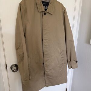 Banana Republic Men's Tan Single-Breasted Trench Coat